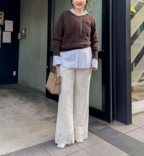 NOLLEY'S sophi「ヘアリー2WAYプルオーバーニット」|ニット・セーター|