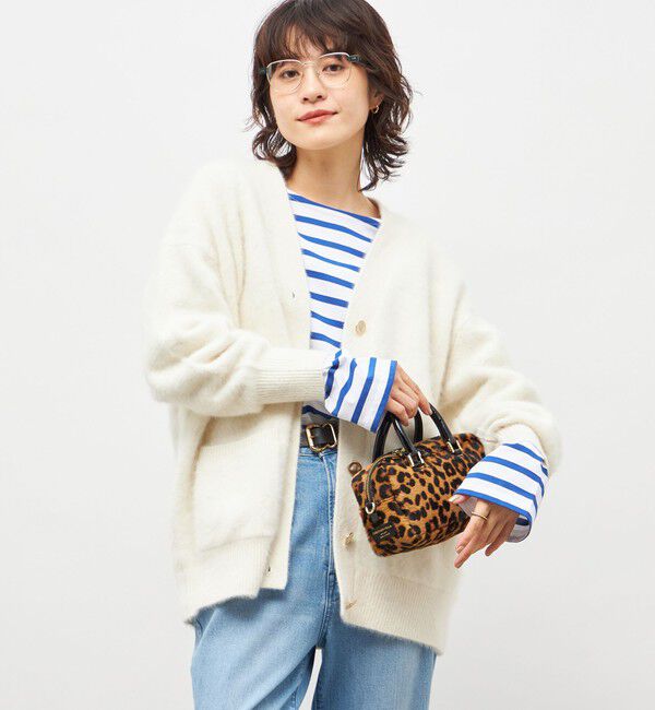 NOLLEY'S sophi「カシミヤ混ヘアリーVネックカーディガン」|カーディガン|