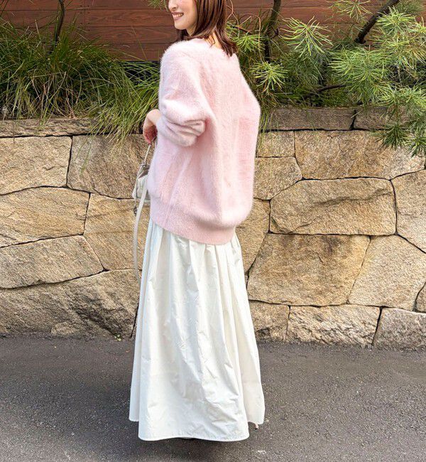 NOLLEY'S sophi「カシミヤ混ヘアリーVネックカーディガン」|カーディガン|