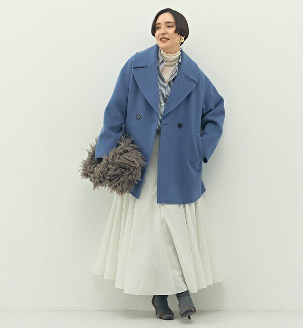 NOLLEY'S「【一部WEB限定アイテム】SP140リバーコート起毛メルトン仕上げ」|その他|