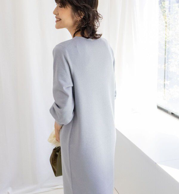 NOLLEY'S sophi「◇【WEB限定】ウォッシャブルラメ総針Vネックコクーンワンピース」|ワンピース|