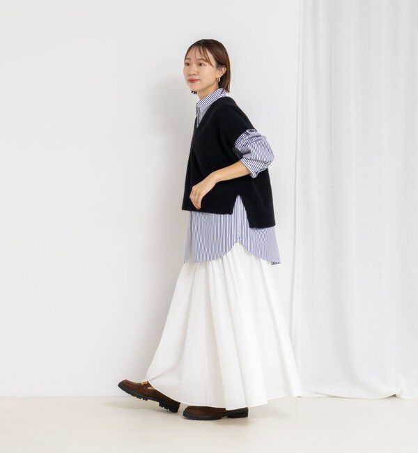NOLLEY'S「ウォッシャブルブロードサイドマルチWAYギャザースカート」|スカート|