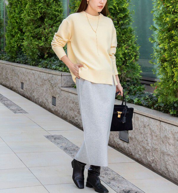 NOLLEY'S「【一部WEB限定カラー＆サイズ】ウォッシャブルＷジャージタイトスカート」|タイト|