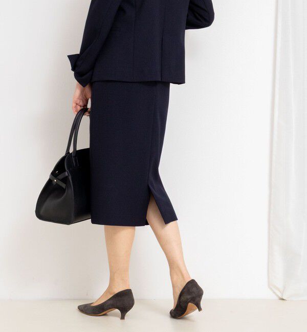 NOLLEY'S sophi「《セットアップ対応》ウォッシャブルウール調タイトスカート」|タイト|