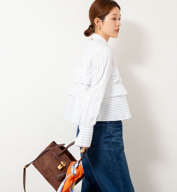 NOLLEY'S「【MARILYN MOON/マリリーンムーン】layered raffle blouse」|シャツ・ブラウス|