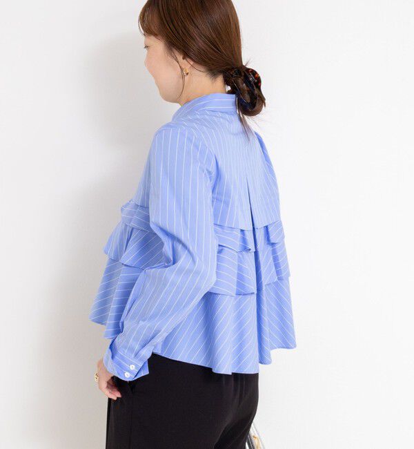 NOLLEY'S「【MARILYN MOON/マリリーンムーン】layered raffle blouse」|シャツ・ブラウス|