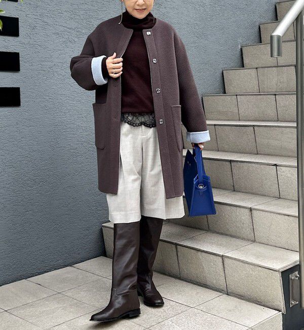 Rie Miller「ウォッシャブル2タックハーフパンツ」|その他|