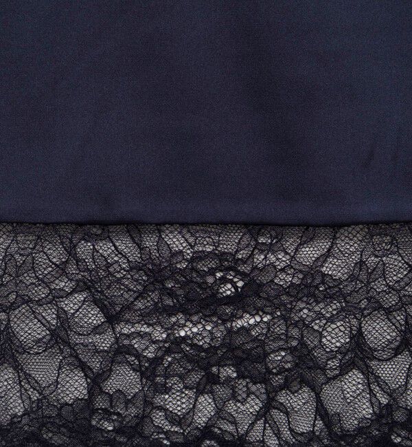 NOLLEY'S「ウォッシャブル裾レース2WAYオトナサテンブラウス」|シャツ・ブラウス|