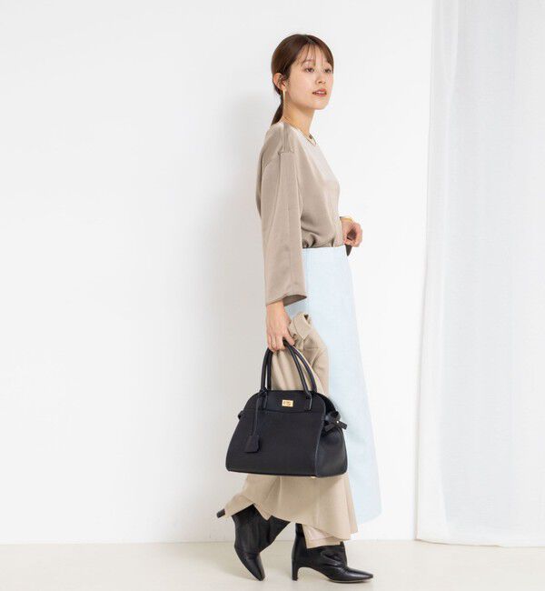 NOLLEY'S sophi「ウォッシャブル2WAYサテンブラウス」|シャツ・ブラウス|