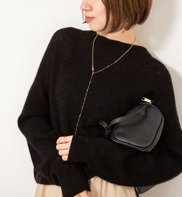 NOLLEY'S「《手洗い可能》スパンコールプルオーバー」|ニット・セーター|