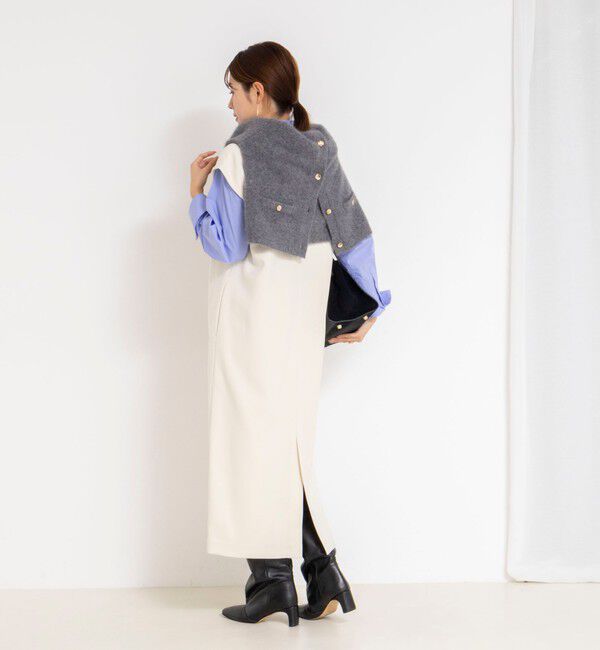 NOLLEY'S「ウォッシャブルフラノ風ジャンパーワンピース」|ワンピース|