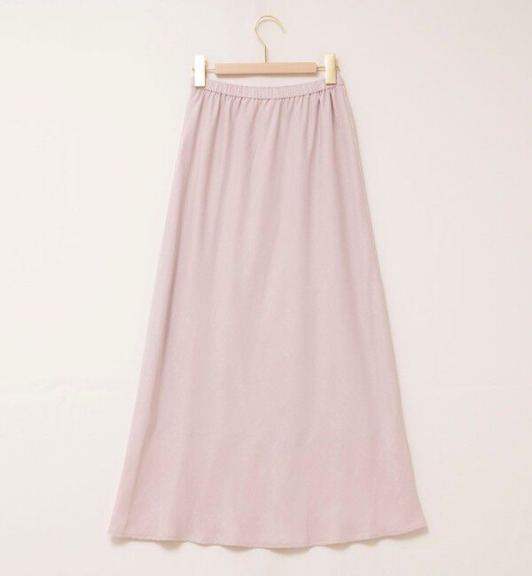NOLLEY'S sophi「ウォッシャブルスエードサテンナロースカート」|タイト|