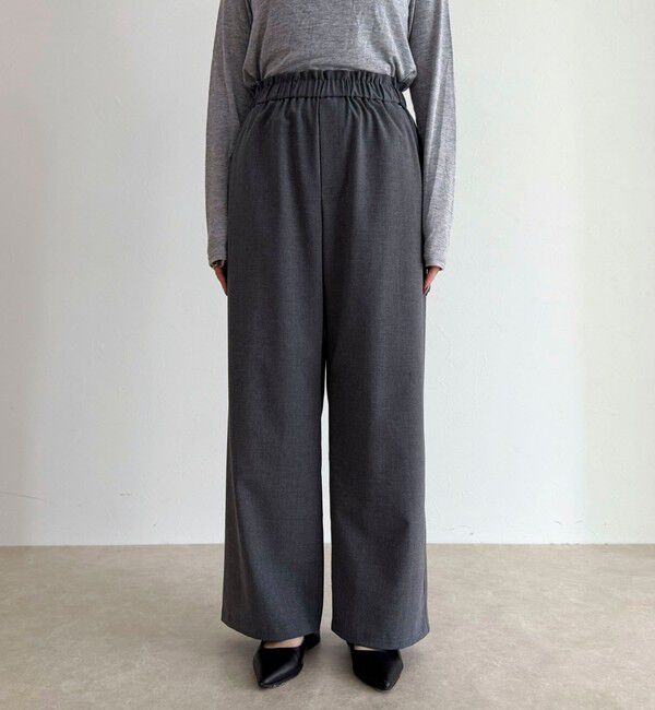 fredy emue「TRイージーセミワイドパンツ」|チノ|