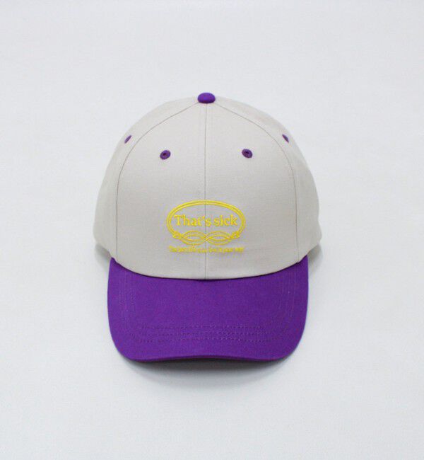 fredy emue「バイカラー刺繍キャップ」|キャップ・キャスケット|