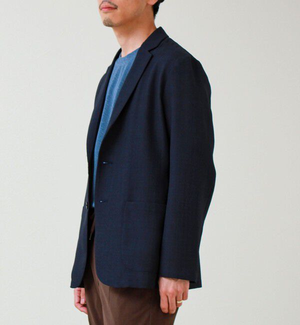 GLOSTER「【セットアップ対応】リネンライクキャンバスジャケット」|テーラードジャケット|
