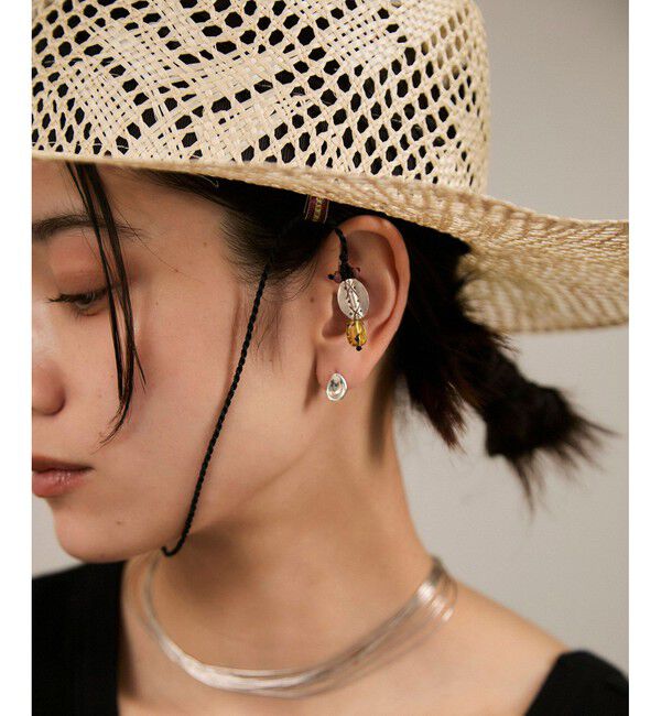 SALON adam et rope'「【chisaki】WONDER FULL LIFE &times; chisaki Natural grass」|ハット|