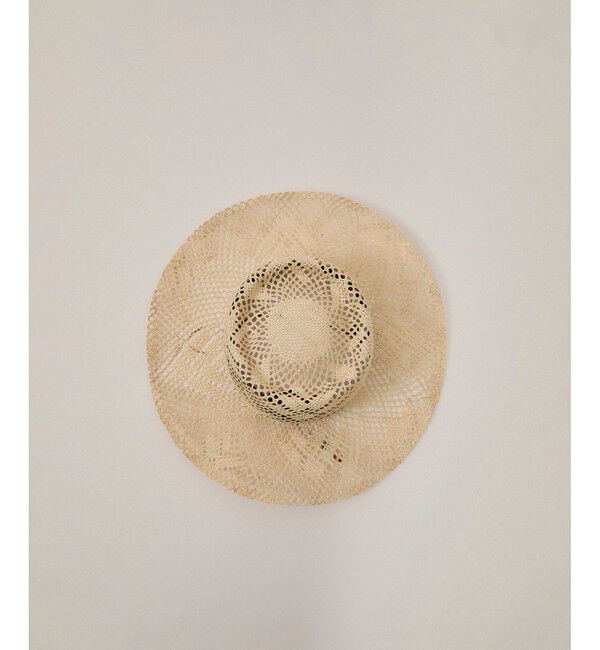 SALON adam et rope'「【chisaki】WONDER FULL LIFE &times; chisaki Natural grass」|ハット|