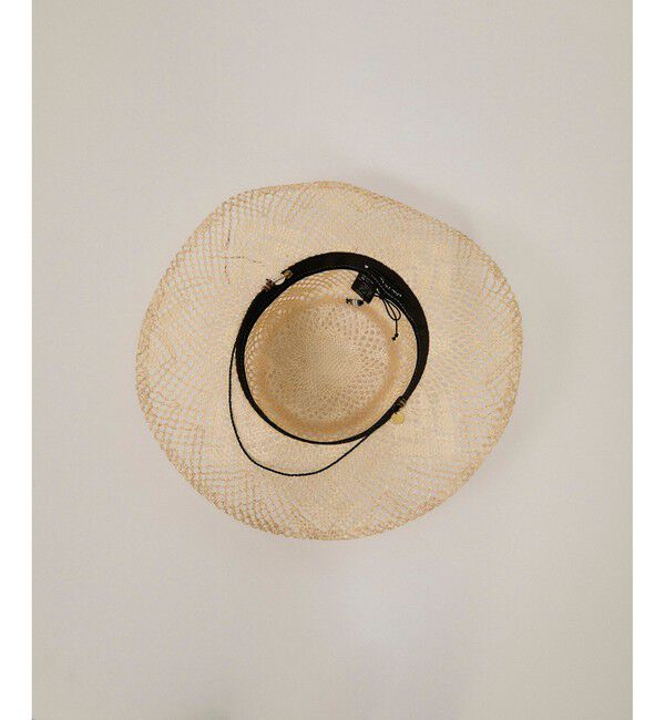 SALON adam et rope'「【chisaki】WONDER FULL LIFE &times; chisaki Natural grass」|ハット|