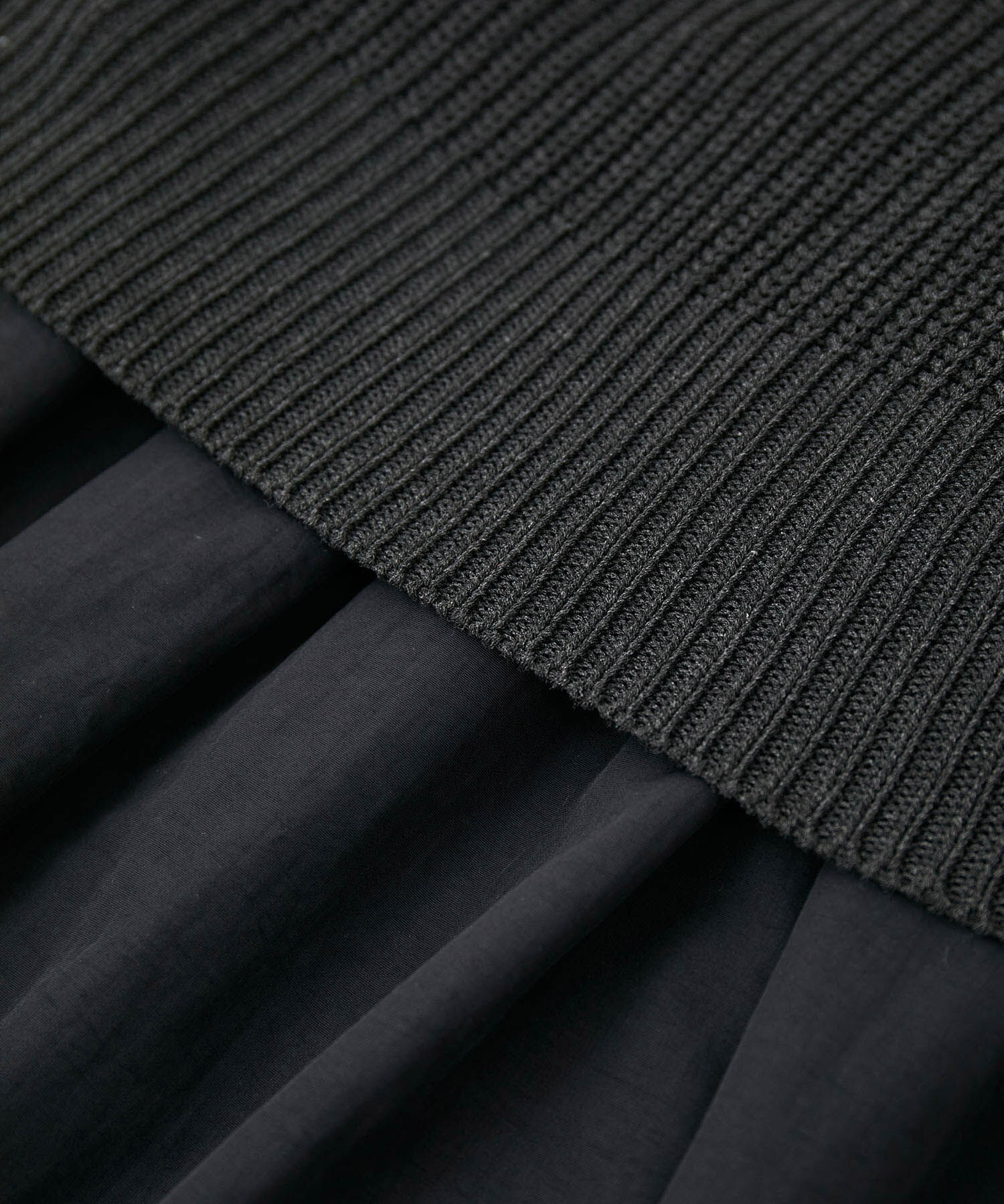 VIS「【選べる着丈・マルチWAY】ニットベスト付きワンピース【洗える】」|ワンピース|