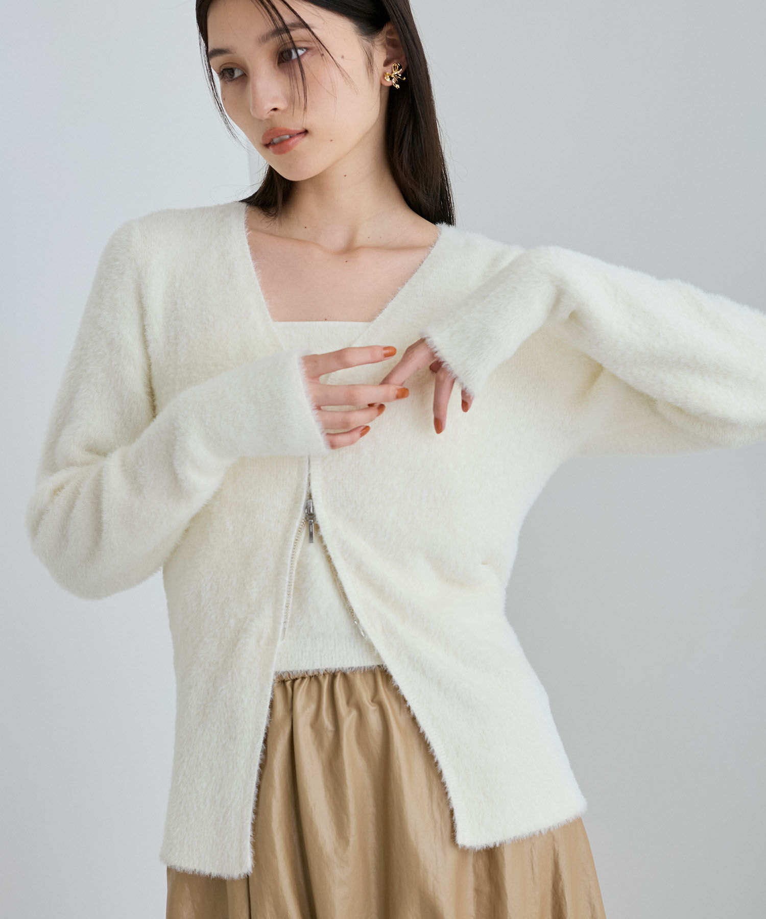 VIS「【SET】ビスチェセットカーディガン」|ニット・セーター|