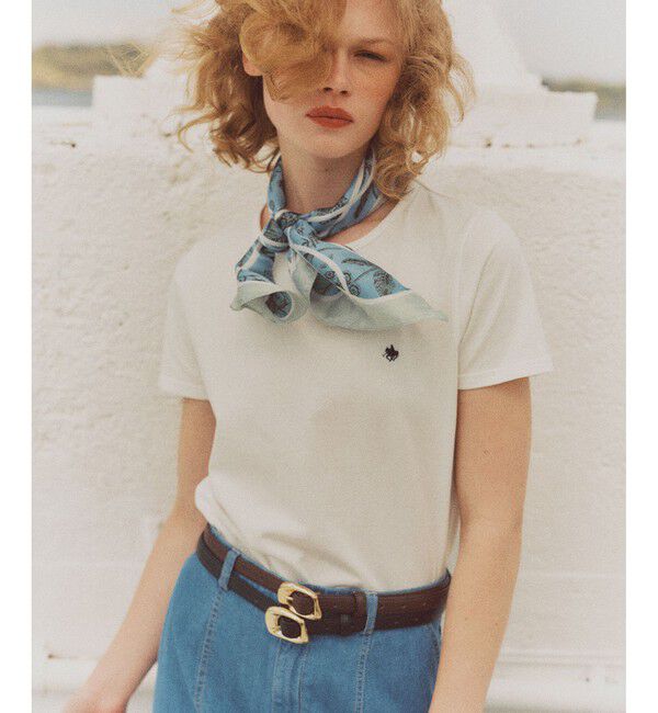 VIS「【POLO BCS】VIS別注コンパクトモチーフTシャツ」|Tシャツ・カットソー|ホワイト(10)