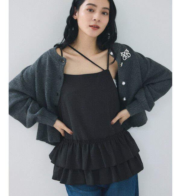 VIS「レイヤードティアードインナートップス」|キャミソール|