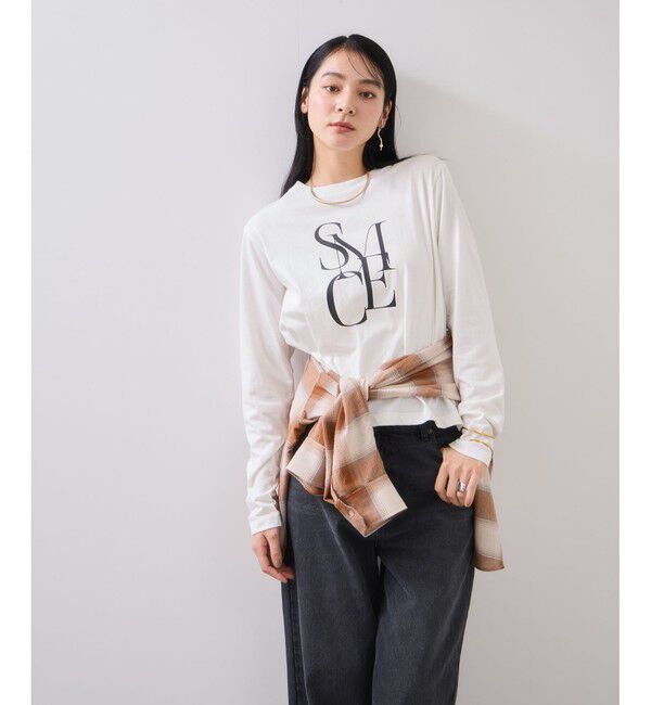 VIS「フォト＆ロゴアソートロングスリーブTシャツ」|Tシャツ・カットソー|