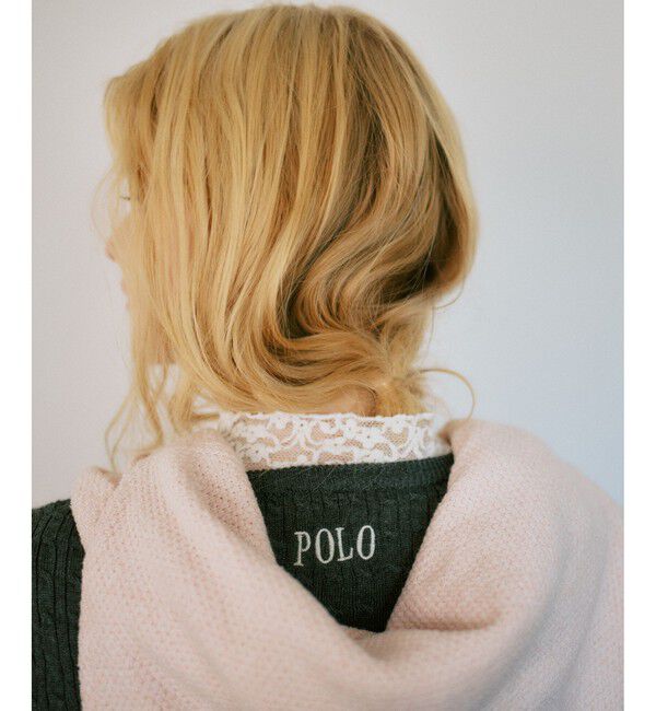 VIS「【POLO BCS】VIS別注ヘンリーネックミニケーブルニットトップス」|ニット・セーター|