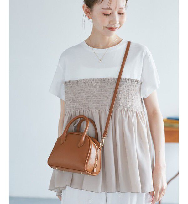 ROPE PICNIC PASSAGE「旅するボストンバッグ ソフトシンセティックレザーミニボストンバッグ」|ショルダー・メッセンジャー|