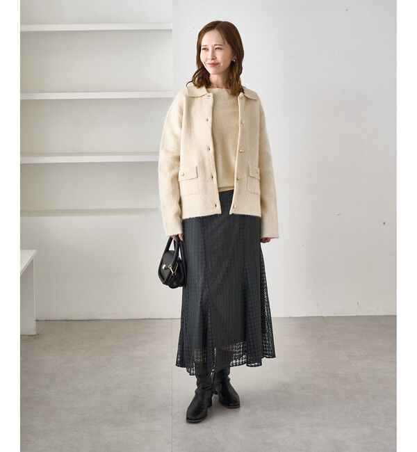 Rope&rsquo;Picnic「ラメ混ドルマン7分袖ニット」|ニット・セーター|