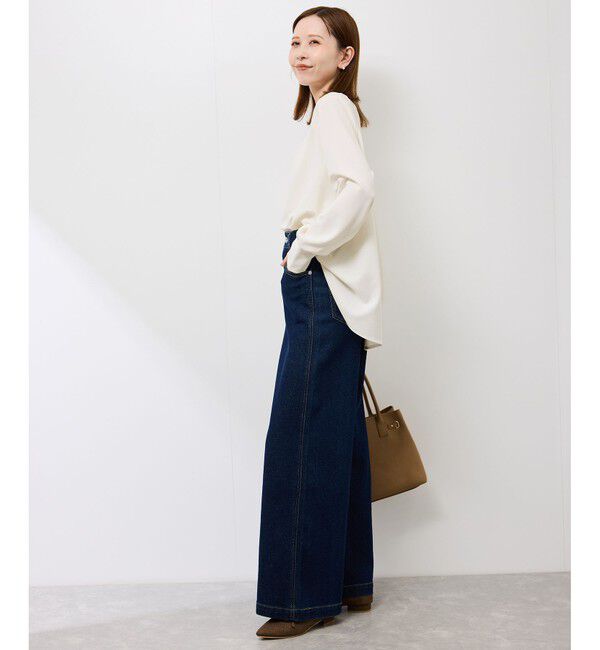 Rope&rsquo;Picnic「エアリーカットジョーゼットトップス」|Tシャツ・カットソー|