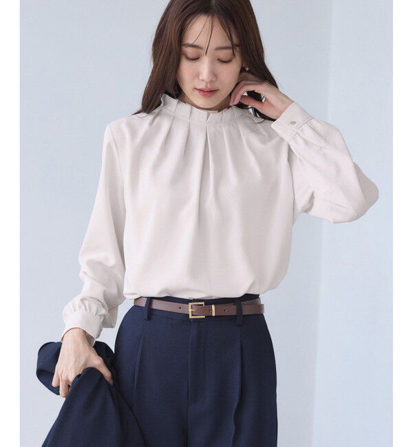 Rope&rsquo;Picnic「【WEB限定】多機能タックブラウス」|シャツ・ブラウス|