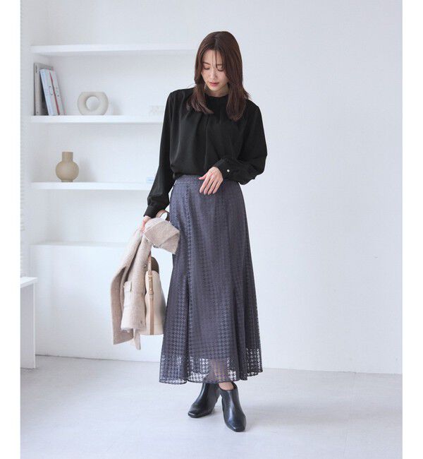 Rope&rsquo;Picnic「【WEB限定】多機能タックブラウス」|シャツ・ブラウス|