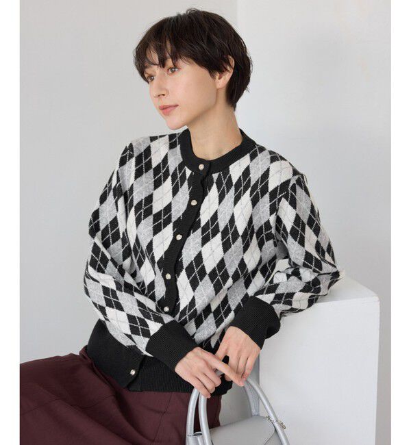 Rope&rsquo;Picnic「アーガイル柄アソートカーディガン」|カーディガン|