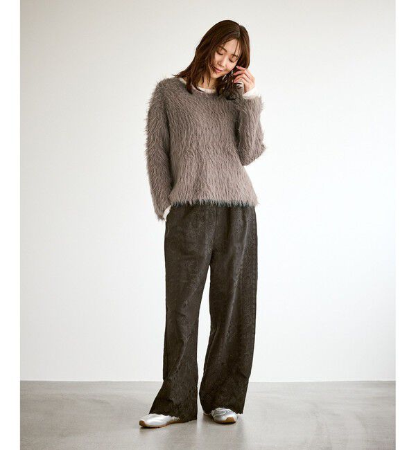 Rope&rsquo;Picnic「フェザーVネックニット」|ニット・セーター|