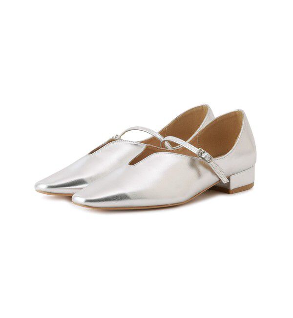 ROPE PICNIC PASSAGE「スクエアトゥローヒールストラップシューズ」|パンプス|