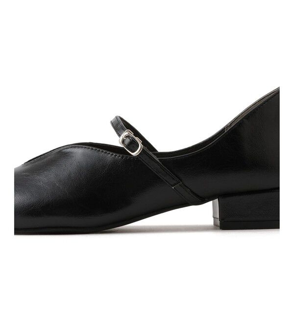 ROPE PICNIC PASSAGE「スクエアトゥローヒールストラップシューズ」|パンプス|