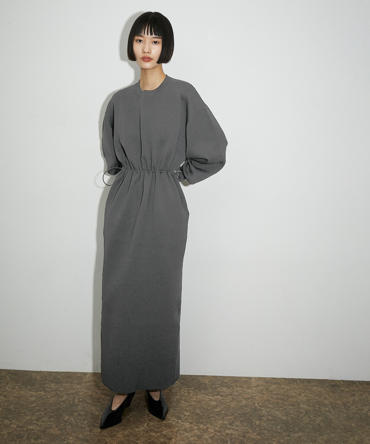 ADAM ET ROPE'「フォルムニットワンピース」|ワンピース|