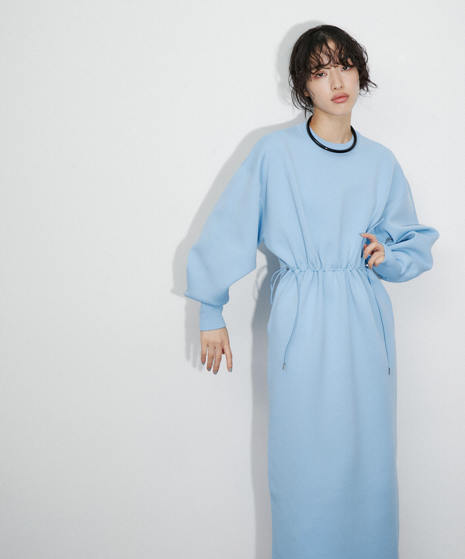 ADAM ET ROPE'「フォルムニットワンピース」|ワンピース|