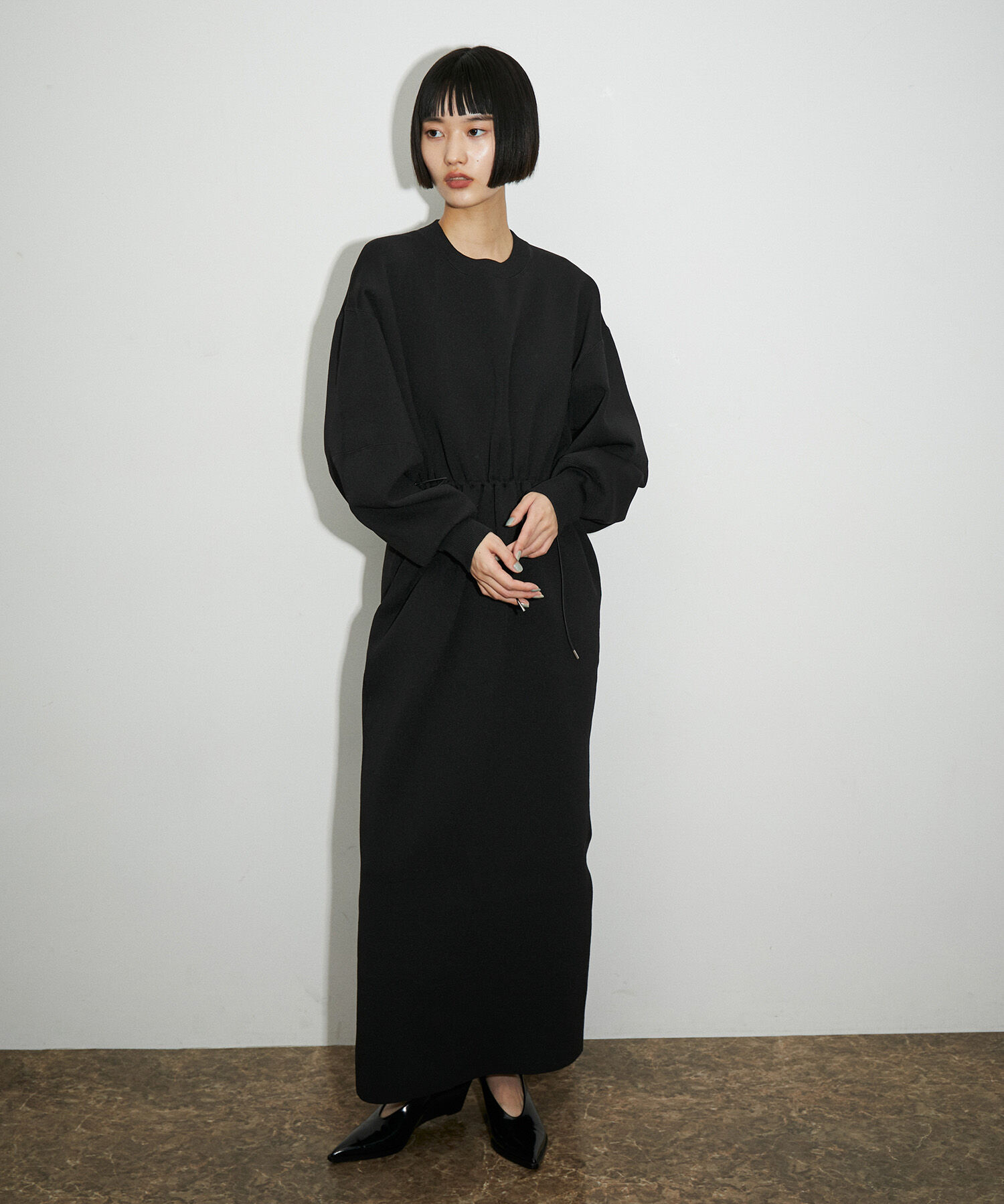 ADAM ET ROPE'「フォルムニットワンピース」|ワンピース|