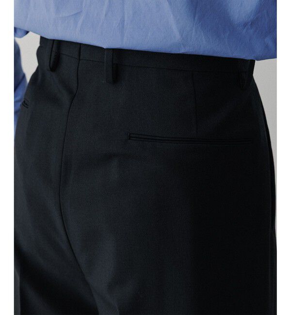 ADAM ET ROPE'「ハードクロス 2プリーツ スラックス」|スラックス|