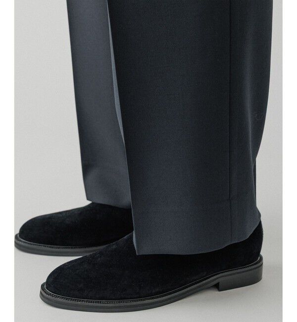 ADAM ET ROPE'「ハードクロス 2プリーツ スラックス」|スラックス|