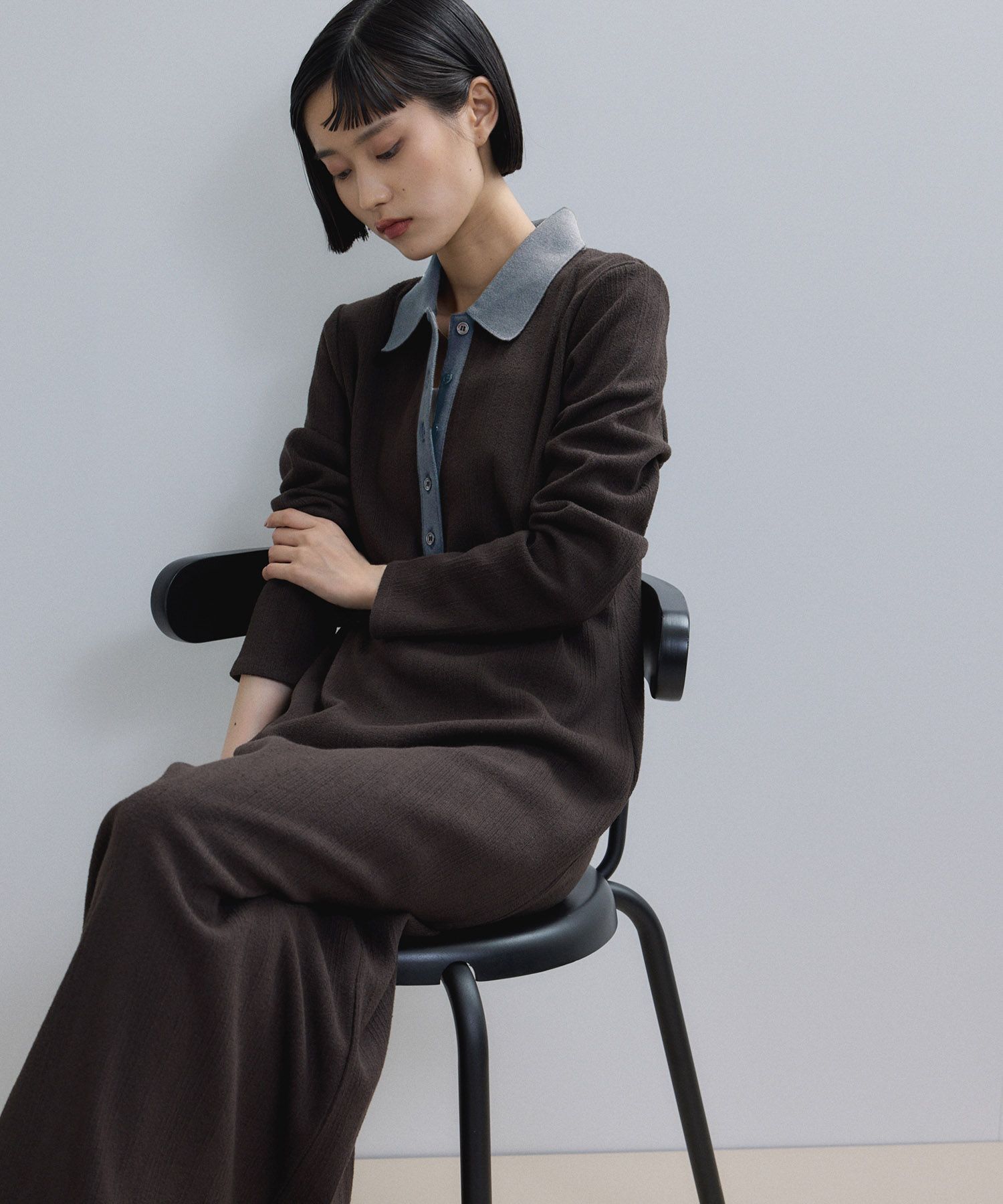 ADAM ET ROPE'「【WEB限定】・【定番人気】ポロシャツワンピース」|ワンピース|