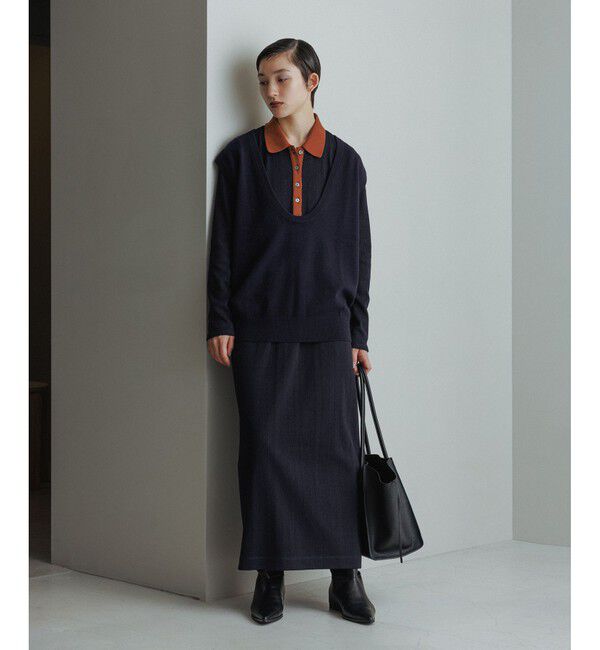 ADAM ET ROPE'「【WEB限定】・【定番人気】ポロシャツワンピース」|ワンピース|