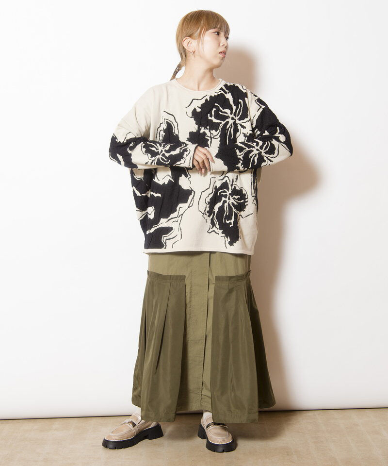  「ジャガードニットプルオーバー」|ニット・セーター|