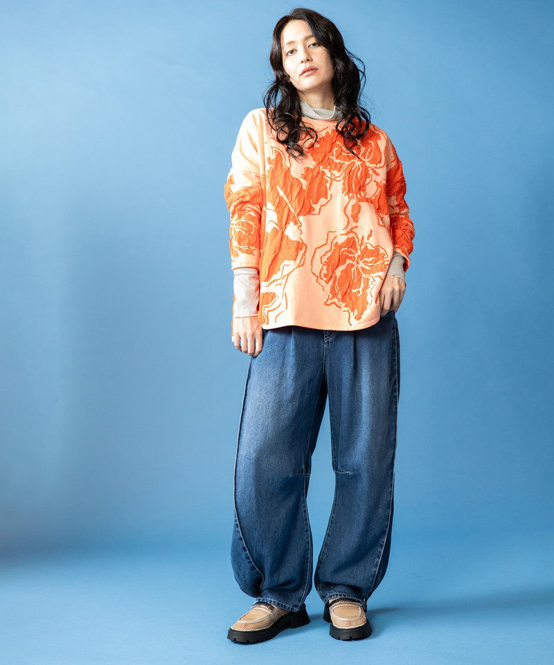  「ジャガードニットプルオーバー」|ニット・セーター|