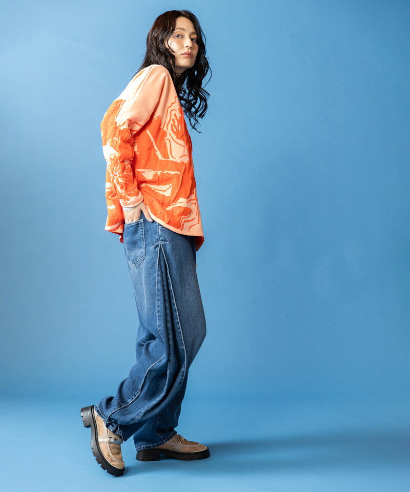  「ジャガードニットプルオーバー」|ニット・セーター|