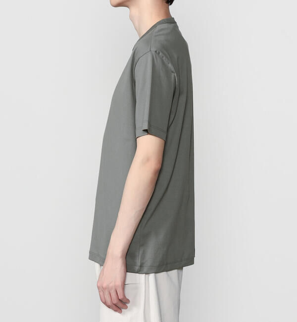 handvaerk「handvaerk | 60/2 クルーネック半袖Tシャツ SOLID MEN」|Tシャツ・カットソー|