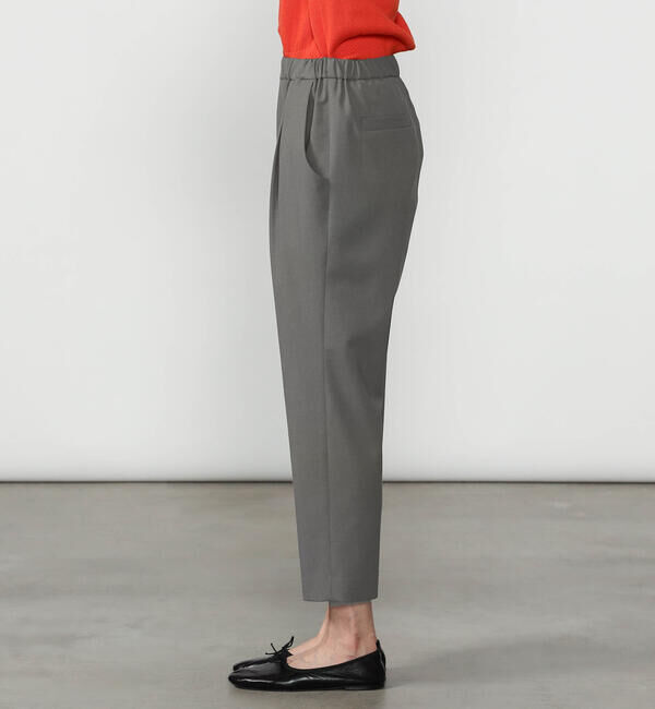  「MORRIS & SONS | ポリエステルツイルストレッチ イージーパンツ WOMEN」|チノ|