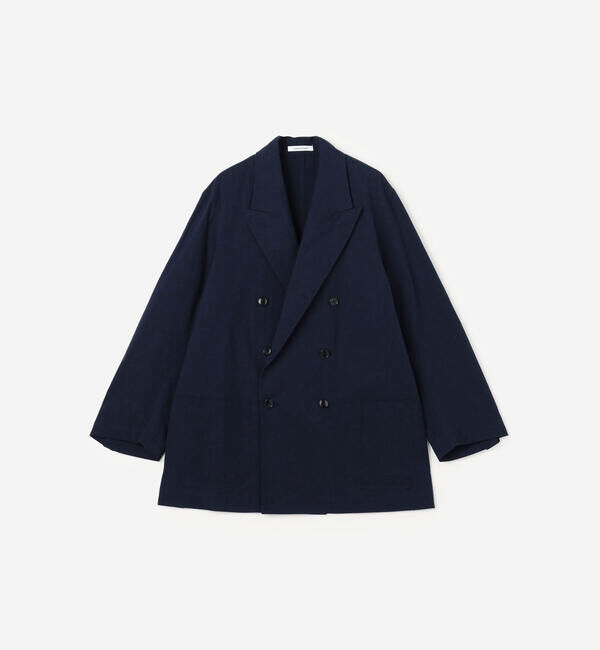 「CHEMISE D'ADAM | 〈別注〉ダブルブレスト シャツジャケット WOMEN」|テーラードジャケット|
